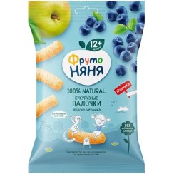 تصویر پفک کودک فروتونیا بلوبری و سیب+12 