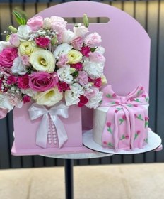 تصویر باکس گل و کیک mm02 