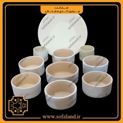 تصویر هفت سین سفالی طرح استوانه سفالند 