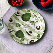 تصویر بشقاب گود سرامیکی طرح آووکادو سایز کوچک 