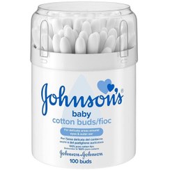 تصویر گوش پاک کن کودک جانسون johnson's بسته 100 عددی 