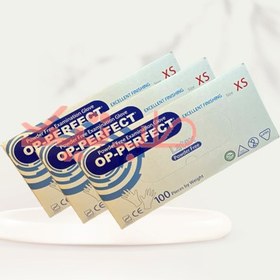 خرید و قیمت دستکش لاتکس اوپی پرفکت بدون پودر OP PERFECT کارتنی ( 10 ...
