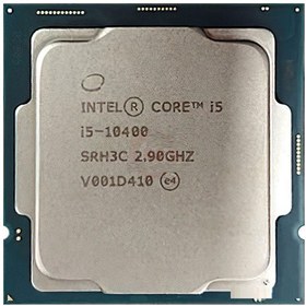 تصویر پردازنده مرکزی اینتل سری Comet Lake مدل Core i5-10400 ا Intel Core i5-10400 Comet Lake TRAY CPU Intel Core i5-10400 Comet Lake TRAY CPU