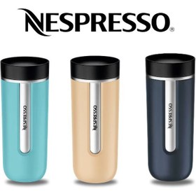 تصویر تراول ماگ نوماد نسپرسو سایز بزرگ (آبی آبرنگی 540 میل) جدید، Nomad Travel Mug Aquarelle 