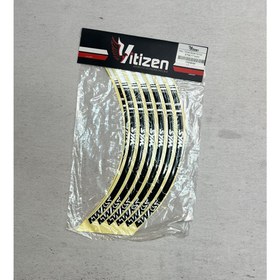 تصویر برچسب دور رینگ sym گلکسی na ژله ای - مشکی 