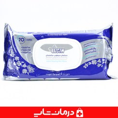 تصویر دستمال مرطوب بزرگسال لوسین 70عددی Lusin Adult Cleaning Wet Wipes 70pcs