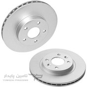 تصویر دیسک ترمز سمند (EF7) ماندو چرخ جلو اسپرت پلاس (رنگی)- تاشکین 