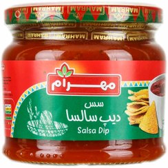 تصویر سس دیپ سالسا مهرام وزن 340 گرم Mahram Salsa Dip Sauce 340g