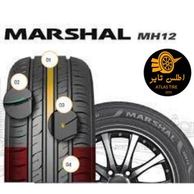 تصویر لاستیک مارشال کره 165/65R13 مدل MARSHAL TIRE MH12 