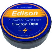 تصویر نوار چسب برق ادیسون مدل EDISON 16mm-8Y EDISON ELECTRIC TAPE 0.13m X 15-16mm X 8yds