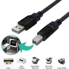 تصویر کابل کی نت پرینتر 5 متری K-Net Printer Cable USB 5m