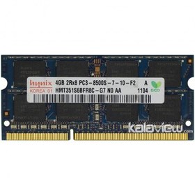 تصویر رم لپ تاپ هاینیکس 4GB مدل DDR3 باس 1066MHZ/8500 کره HMT351S6BFR8C-G7 N0 AA 104 تایمینگ CL7 