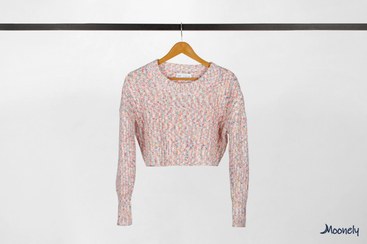 تصویر بافت رنگی نیم تنه 