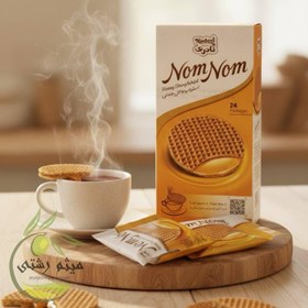 تصویر وافل عسلی 24 عددی 