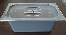 تصویر لگن بن ماری ۱/۳ عمق ۱۰ پلی کربنات مشکی 