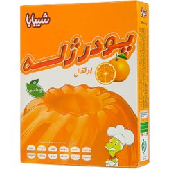 تصویر پودر ژله پرتقال 100 گرم شیبابا بسته 4 عددی 