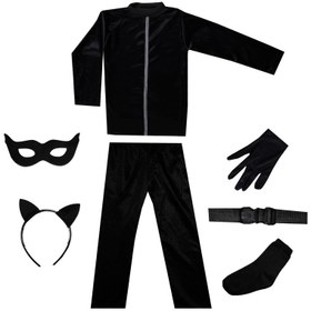 تصویر ست لباس پسر گربه ای کد 06 ا Cat Noir costume set NO.06 Cat Noir costume set NO.06