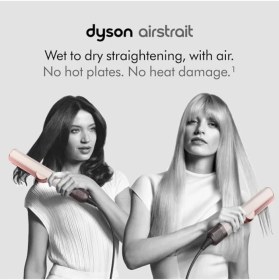 تصویر سشوار و صاف کننده مو دایسون مدل Dyson Airstrait HT01 Limited Edition-Ceramic Pink/Rose Gold (تولید محدود صورتی سرامیک/رز گلد) 