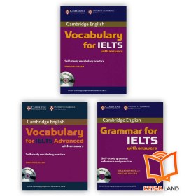 تصویر کتاب Grammar and Vocabulary for IELTS / اثر Pauline Cullen انتشارات هدف نوین 3 جلدی 