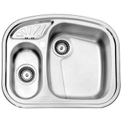 تصویر سینک استیل البرز مدل R-605 توکار Steel Alborz 605-R Inset Sink