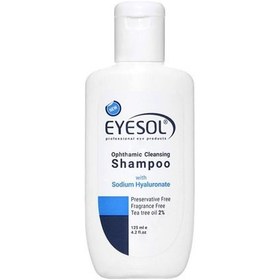 تصویر شامپو شستشوی پلک و مژه آیسول 175 ميل EYESOL Ophthalmic Cleansing Shampoo 125ml