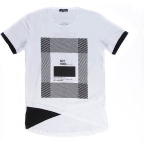 تصویر تی شرت مردانه طرح دار مد مکست madmext کد TS1058 