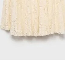 تصویر دامن بلند توری زنانه اکرو منگو 