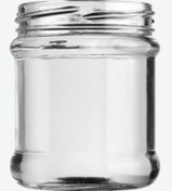 تصویر جار 210 سی سی با درب 66 210cc glassjar with cap