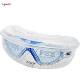 تصویر عینک شنای فاکس مدل X3 - آبی روشن 
