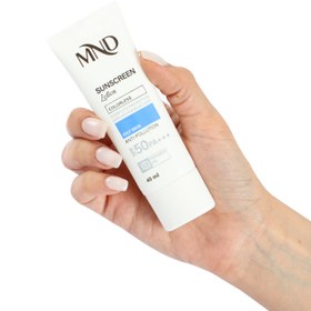 تصویر لوسیون ضدآفتاب با فاکتور حفاظتی 50 (SPF 50) مناسب پوست چرب ام ان دی 40 میلی‌لیتر MND