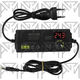 تصویر آداپتور متغیر KJS-1509 ولتاژ ۳ تا ۲۴ ولت ۲.۵ آمپر با نمایشگر 