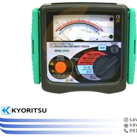 تصویر میگر آنالوگ ولتاژ پایین کیوریتسو مدل 3131A KYORITSU 3131A Low Voltage Insulation Tester