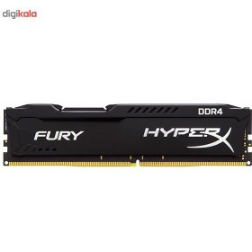 تصویر رم کامپیوتر کینگستون مدل HyperX Fury DDR4 2400MHz CL15 ظرفیت 8 گیگابایت 