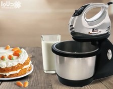 تصویر همزن کاسه دار رومانتیک هوم مدل SELVA-8 استیل 