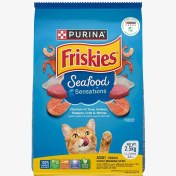 تصویر غذای خشک گربه فریسکیز friskies طعم ماهی 