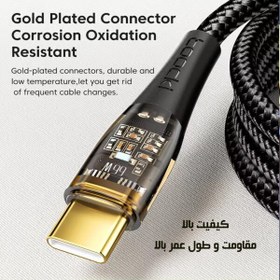 تصویر کابل تبدیل USB-A به USB-C توکی Toocki مدل TXCT-JY01 