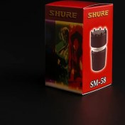 تصویر کپسول میکروفن شور مدل SM-58 جعبه قرمز 