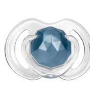 تصویر پستانک کلاسیک 0-6 ماه طرح الماس نابی NUBY آبی 