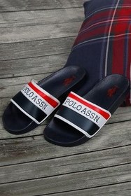 تصویر کفش مردانه Uspolo Assn Slipper Navy Blue یو اس پولو U.S. Polo Assn. 