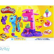 تصویر ست خمیر بازی دستگاه بستنی ساز PLAY TOYS 