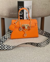 تصویر کیف هرمس کد ۶۷۸۴ ورنی 