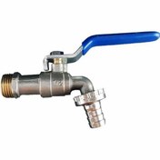 تصویر شیر آب برنجی یک دوم 1/2مدل دسته گازی 