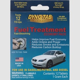 تصویر مکمل اکتان بوستر بنزین داینوتب – Dyno Tab ( DynoTab Octan Booster