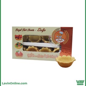 تصویر نان تارت نمکی طرح گل 