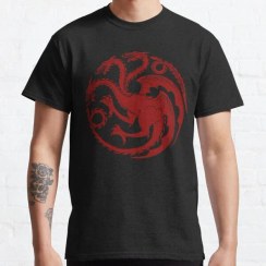 تصویر تیشرت house of the dragon طرح Red Dragon Classic T-Shirt کد 195933 