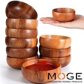 تصویر کاسه چوبی کد 009 