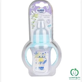 تصویر شیشه شیر دسته دار (۶+ماه)۲۷۰ میل آبی وی کر 