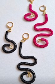 تصویر گوشواره پیچان - مشکی Pichan Collection | Earrings