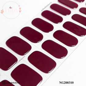 تصویر استیکر کاشت ناخن_کد NG200310 gel nail sticker_NG200310