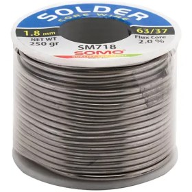 تصویر سیم لحیم سومو 1.8 میلیمتر 250 گرم مدل SOMO SM718 solder wire